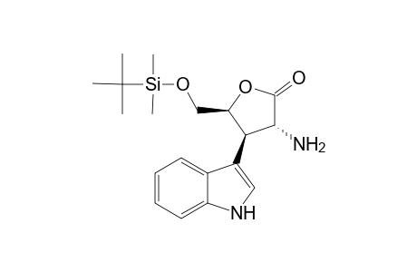 (3R,4R,5S)-[3-Amino-5-(tert-butyldimethylsilyloxymethyl)-4-(1H-indol-3-yl)dihydrofuran-2-one