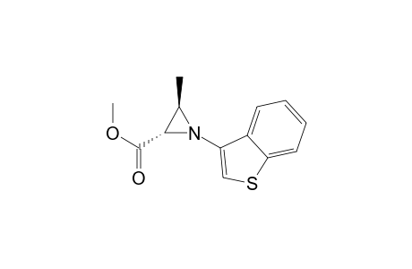 2-Aziridinecarboxylic acid, 1-benzo[b]thien-3-yl-3-methyl-, methyl ester, trans-