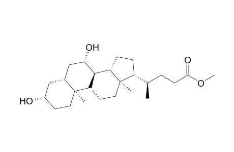 Methyl 3.beta.,7.beta.-dihydroxy-5.alpha.-cholanate