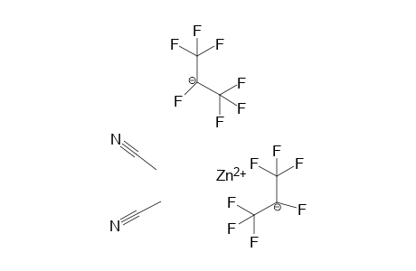 Zinc(II) bis[1,1,1,2,3,3,3-heptafluoropropane]diacetonitrile