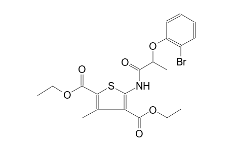 5-[2-(2-bromophenoxy)propanoylamino]-3-methyl-thiophene-2,4-dicarboxylic acid diethyl ester