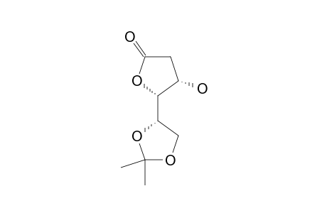 (+)-(4R,4'S,5S)-5-(2,2-DIMETHYL-1,3-DIOXOLAN-4-YL)-4.5-DIHYDRO-4-HYDROXY-2(3H)-FURANONE