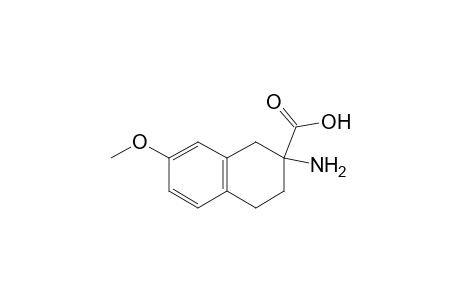 2-Amino-1,2,3,4-tetrahydro-7-methoxynaphthalene-2-carboxylic acid