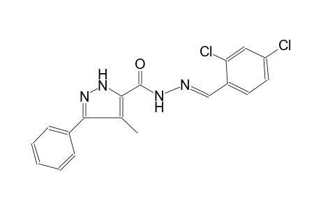 1H-pyrazole-5-carboxylic acid, 4-methyl-3-phenyl-, 2-[(E)-(2,4-dichlorophenyl)methylidene]hydrazide