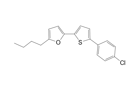 2-Butyl-5-(5-(4-chlorophenyl)thiophen-2-yl)furan