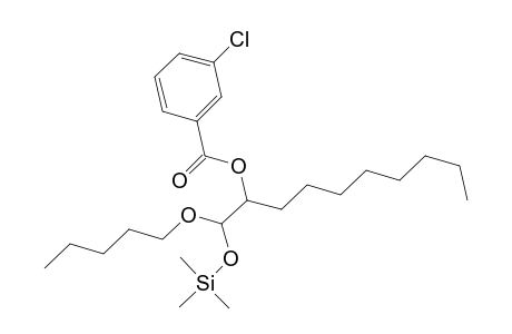 10-(Pentyloxy)-10-(trimethylsilyloxy)-9-decyl 3-chlorobenzoate