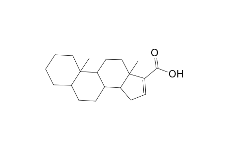 Androst-16-ene-17-carboxylic acid, (5.alpha.)-