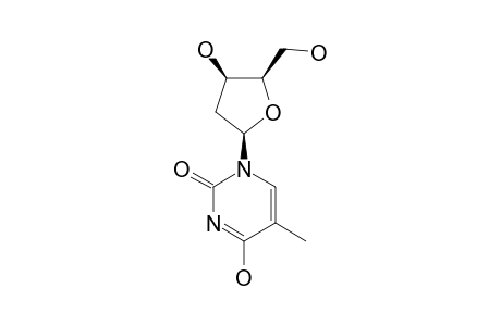 1-(2-DEOXY-BETA-D-THREO-PENTOFURANOSYL)-THYMINE