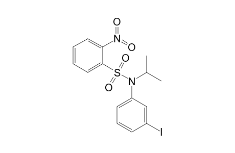 N-(3-Iodophenyl)-N-isopropyl-2-nitrobenzenesulfonamide