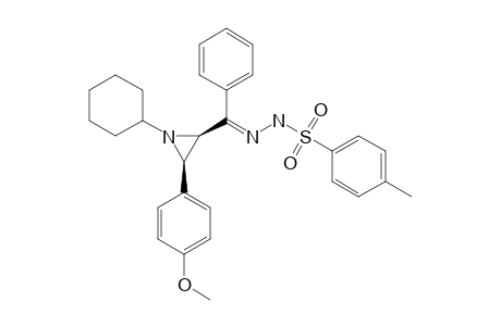 CIS-N-(CYCLOHEXYL)-3-(4-METHOXYPHENYL)-AZIRIDIN-2-YL-PHENYL-KETONE-TOSYLHYDRAZONE