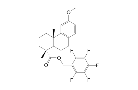 O-methylpodocarpic acid pentafluorobenzyl ester