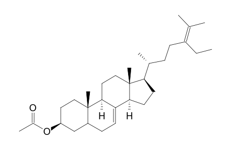 Acetate of 24 - ethyl - cholesta - 7,24(25) - dien - 3.beta. - ol