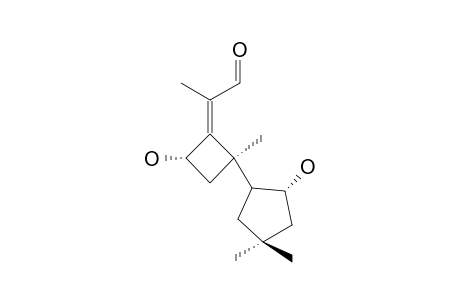 (2E)-2-[(2R,4S)-4-hydroxy-2-[(2R)-2-hydroxy-4,4-dimethyl-cyclopentyl]-2-methyl-cyclobutylidene]propionaldehyde