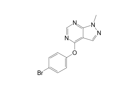 4-Bromophenyl 1-methyl-1H-pyrazolo[3,4-D]pyrimidin-4-yl ether