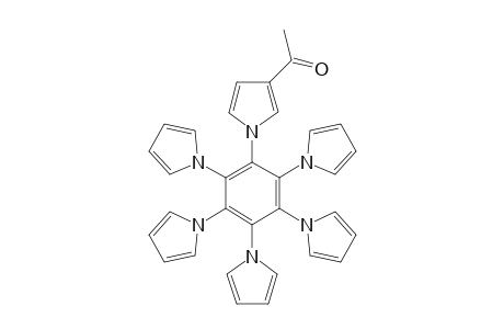 1-[1-(2,3,4,5,6-Penta(1H-pyrrol-1-yl)phenyl)-1H-pyrrol-3-yl]ethanone