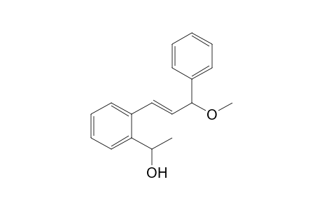 1-[2-[(E)-3-methoxy-3-phenyl-prop-1-enyl]phenyl]ethanol