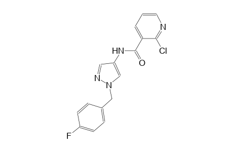 2-chloro-N-[1-(4-fluorobenzyl)-1H-pyrazol-4-yl]nicotinamide