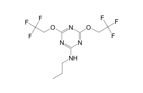 1,3,5-triazin-2-amine, N-propyl-4,6-bis(2,2,2-trifluoroethoxy)-