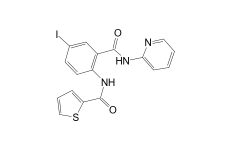 2-Thiophenecarboxamide, N-[4-iodo-2-[(2-pyridinylamino)carbonyl]phenyl]-