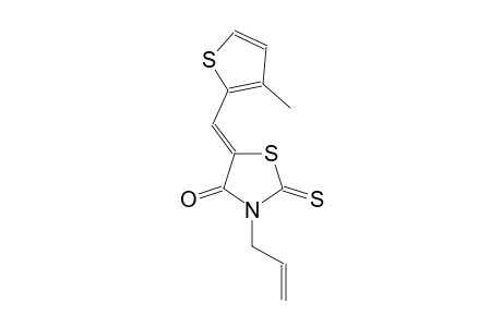 (5Z)-3-allyl-5-[(3-methyl-2-thienyl)methylene]-2-thioxo-1,3-thiazolidin-4-one
