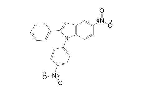 1H-indole, 5-nitro-1-(4-nitrophenyl)-2-phenyl-