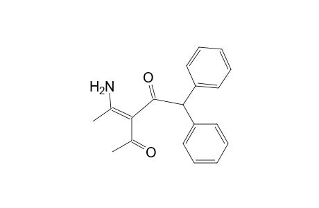 2,4-Pentanedione, 3-(1-aminoethylidene)-1,1-diphenyl-