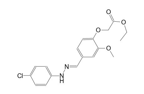 ethyl (4-{(E)-[(4-chlorophenyl)hydrazono]methyl}-2-methoxyphenoxy)acetate