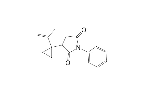 2,5-Pyrrolidinedione, 3-[1-(1-methylethenyl)cyclopropyl]-1-phenyl-, (.+-.)-