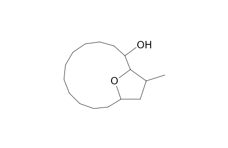 15-Methyl-16-oxabicyclo[11.2.1]hexadecan-2-ol