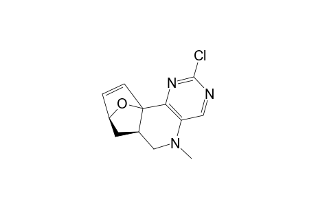 (+-)-(6aR,8S)-2-Chloro-5,6,6a,7,8,10a-hexahydro-5-methyl-8,10a-epoxypyrimido[5,4-c]isoquinoline
