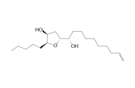 (2S,3S,5R)-2-amyl-5-[(1S)-1-hydroxydec-9-enyl]tetrahydrofuran-3-ol