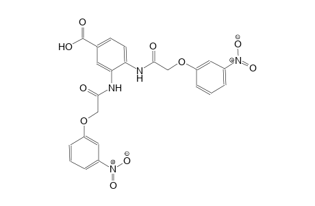 3,4-bis{[(3-nitrophenoxy)acetyl]amino}benzoic acid