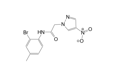 N-(2-bromo-4-methylphenyl)-2-(4-nitro-1H-pyrazol-1-yl)acetamide