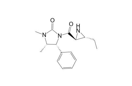 (2'S,3'R)-3'-Ethyl-2'-[(1,5-dimethyl-2-oxo-4-phenylimidazolidin-3-yl)carbonyl]aziridine