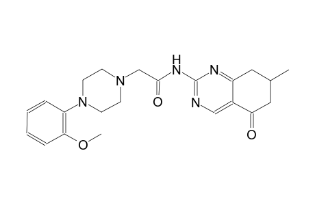 1-piperazineacetamide, 4-(2-methoxyphenyl)-N-(5,6,7,8-tetrahydro-7-methyl-5-oxo-2-quinazolinyl)-