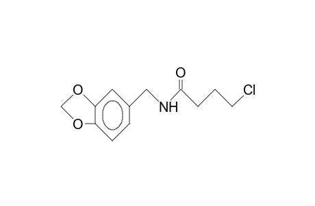 4-Chloro-N-(3,4-methylenedioxy-benzyl)-butyramide