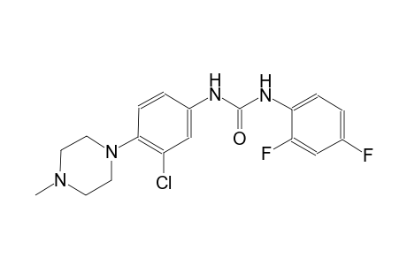 urea, N-[3-chloro-4-(4-methyl-1-piperazinyl)phenyl]-N'-(2,4-difluorophenyl)-