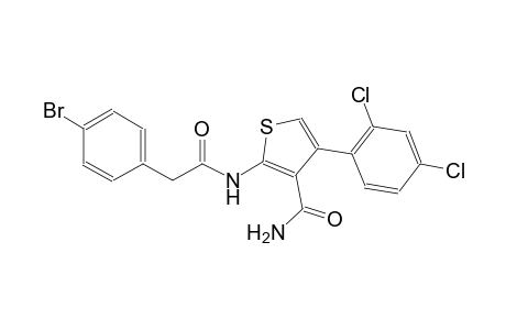 2-{[(4-bromophenyl)acetyl]amino}-4-(2,4-dichlorophenyl)-3-thiophenecarboxamide