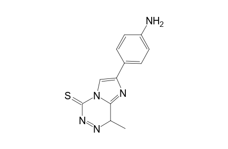 2-(p-Aminophenyl)-8-methyl-8H-imidazo[1,2-d]-(1,2,4)-triazin-5-thione
