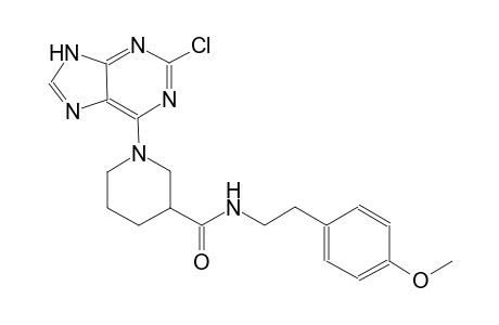 3-piperidinecarboxamide, 1-(2-chloro-9H-purin-6-yl)-N-[2-(4-methoxyphenyl)ethyl]-