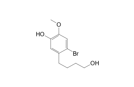 4-bromo-5-(4-hydroxybutyl)-2-methoxy-phenol