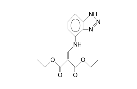 3-(4-Benztriazolyl)amino-2-ethoxycarbonyl-prop-2-enoic acid, ethyl ester