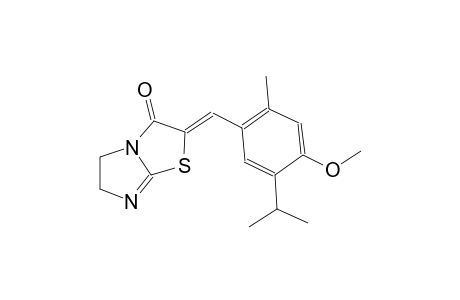 (2Z)-2-(5-isopropyl-4-methoxy-2-methylbenzylidene)-5,6-dihydroimidazo[2,1-b][1,3]thiazol-3(2H)-one