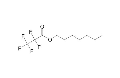 Pentafluoropropionic acid, heptyl ester