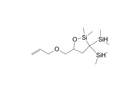 3,3-Bis(dimethylsilyl)-2,2-dimethyl-5-allyloxymethyl-1-oxa-2-silacyclopentane