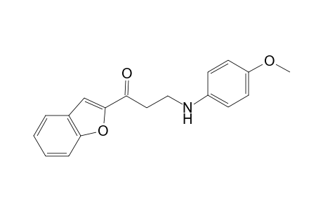 1-(1-benzofuran-2-yl)-3-(4-methoxyanilino)propan-1-one