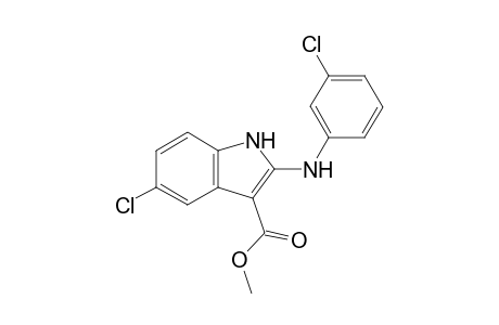 Methyl 2-[(3-Chlorophenyl)amino]-5-chloro-1H-indole-3-carboxylate