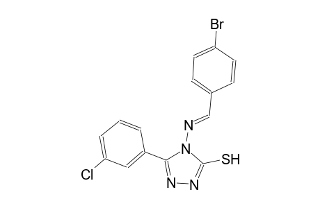 4-{[(E)-(4-bromophenyl)methylidene]amino}-5-(3-chlorophenyl)-4H-1,2,4-triazole-3-thiol