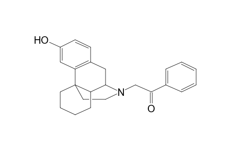 Morphinan-3-ol, 17-(2-oxo-2-phenylethyl)-
