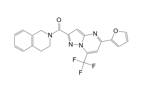 2-{[5-(2-furyl)-7-(trifluoromethyl)pyrazolo[1,5-a]pyrimidin-2-yl]carbonyl}-1,2,3,4-tetrahydroisoquinoline